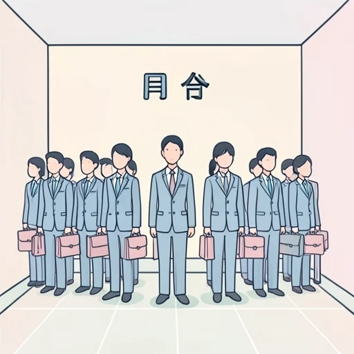 月並 - Illustrated Dictionary