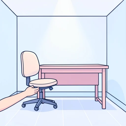机の下 - 그림 사전