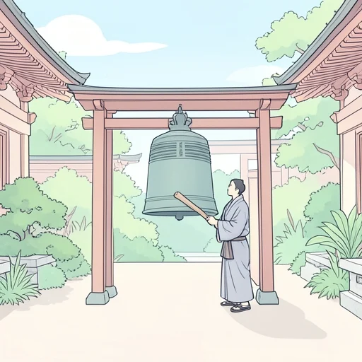 釣り鐘 - 그림 사전