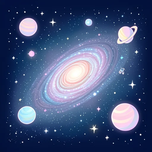 宇宙 - イラスト辞典