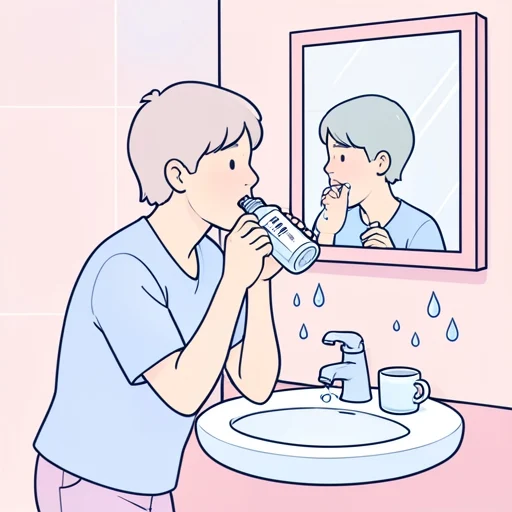 うがい - Diccionario ilustrado