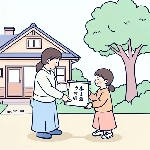 受け継ぐ - Illustrated Dictionary