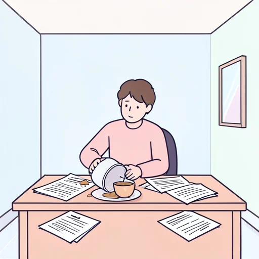 うっかり - Diccionario ilustrado