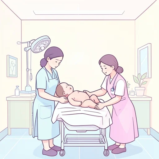 生まれつき - イラスト辞典