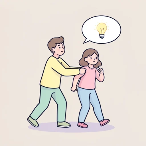 促す - イラスト辞典