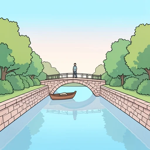 運河 - Illustrated Dictionary