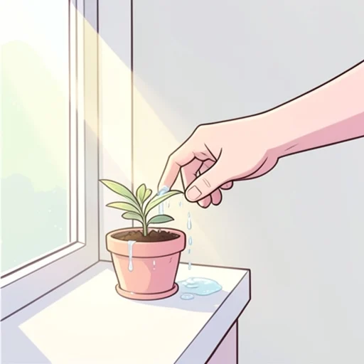 潤う - イラスト辞典