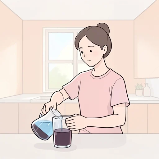 薄める - Illustrated Dictionary