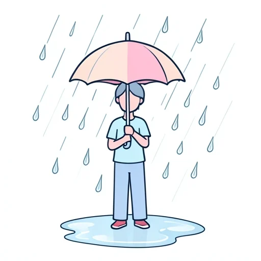 雨天 - 그림 사전