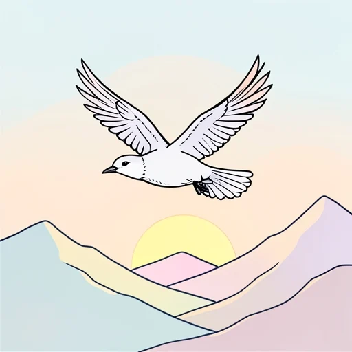 渡り鳥 - Illustrated Dictionary