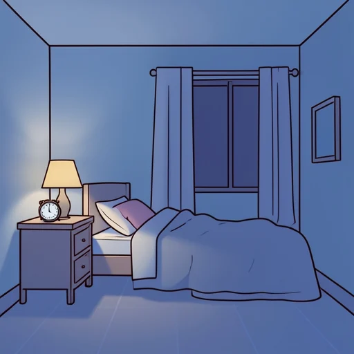 夜間 - พจนานุกรมภาพ