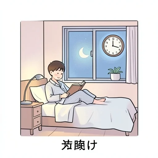 夜更け - Từ điển minh họa