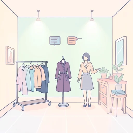 洋品店 - 그림 사전
