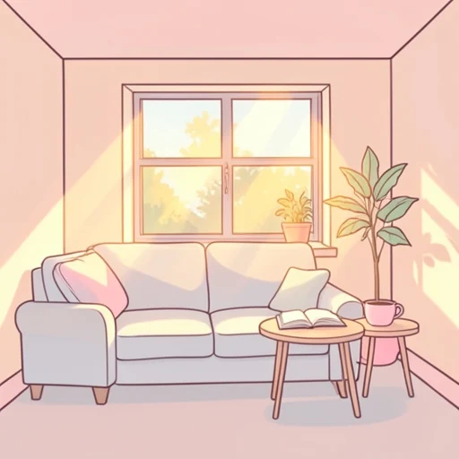 夕方 - 그림 사전