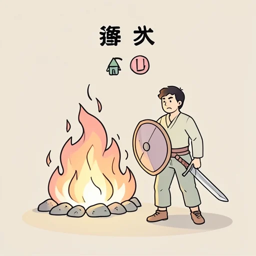 勇敢 - Diccionario ilustrado