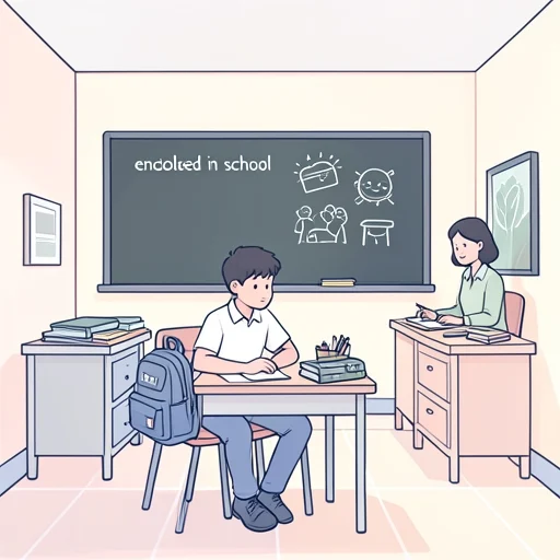 在学 - イラスト辞典