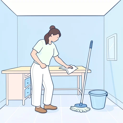 雑巾 - 그림 사전